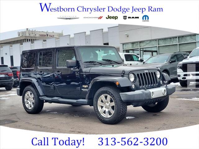 used 2015 Jeep Wrangler Unlimited car, priced at $16,889