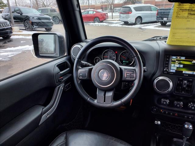 used 2015 Jeep Wrangler Unlimited car, priced at $14,475