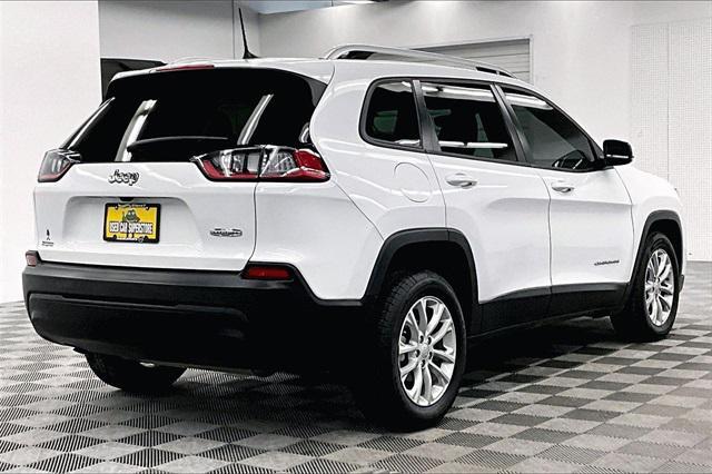 used 2021 Jeep Cherokee car, priced at $15,876
