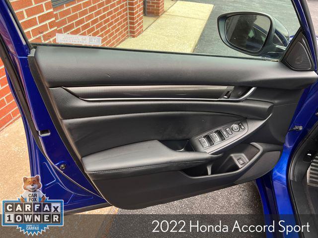 used 2022 Honda Accord car, priced at $25,500