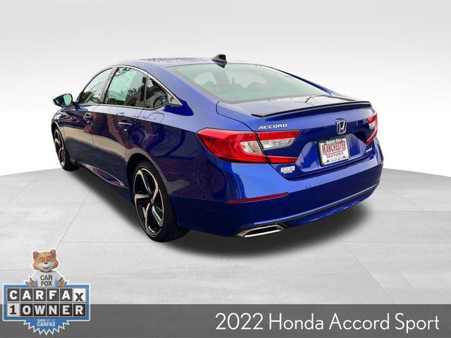used 2022 Honda Accord car, priced at $25,500