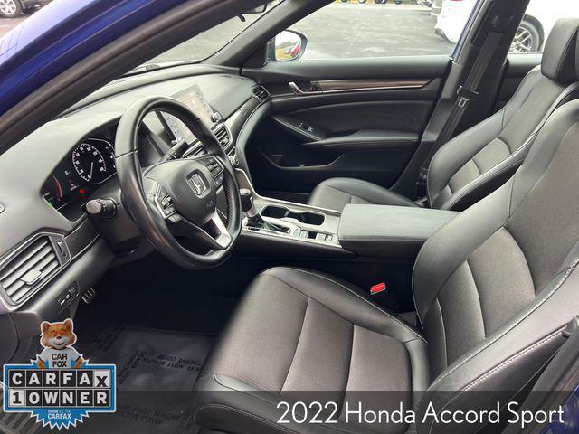 used 2022 Honda Accord car, priced at $25,500