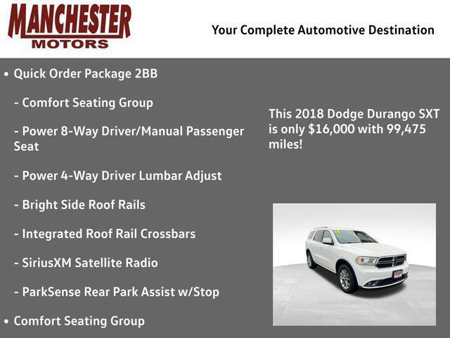 used 2018 Dodge Durango car, priced at $16,000
