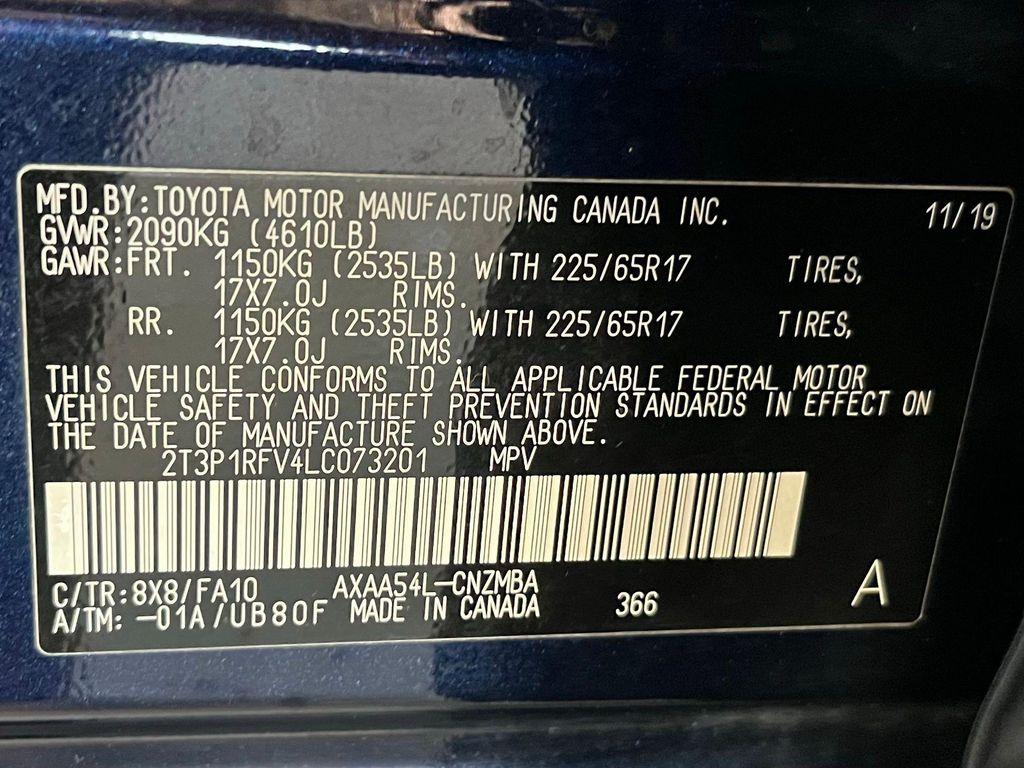 used 2020 Toyota RAV4 car, priced at $26,250