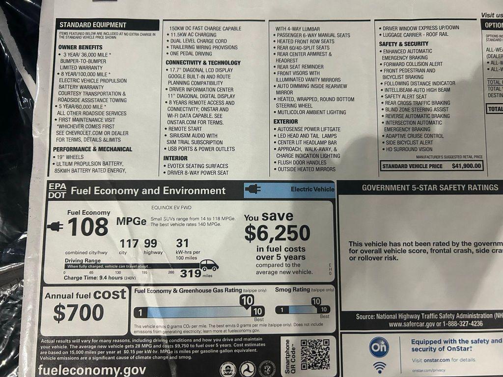 used 2024 Chevrolet Equinox EV car, priced at $22,700