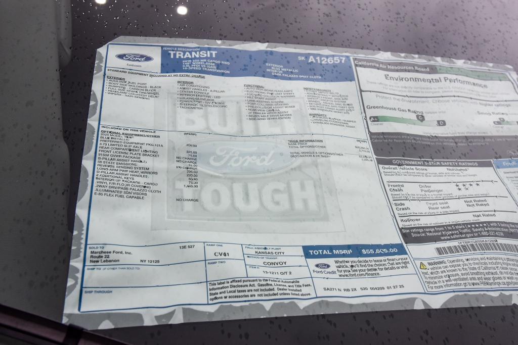 new 2025 Ford Transit-250 car, priced at $55,605