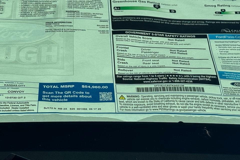 new 2026 Ford Transit-150 car, priced at $54,960