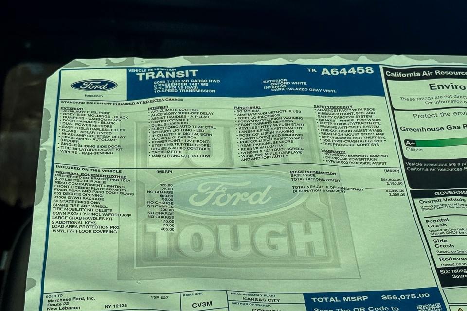 new 2026 Ford Transit-250 car