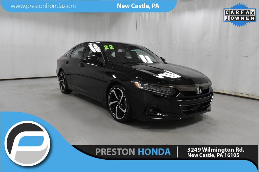 used 2022 Honda Accord car, priced at $20,673