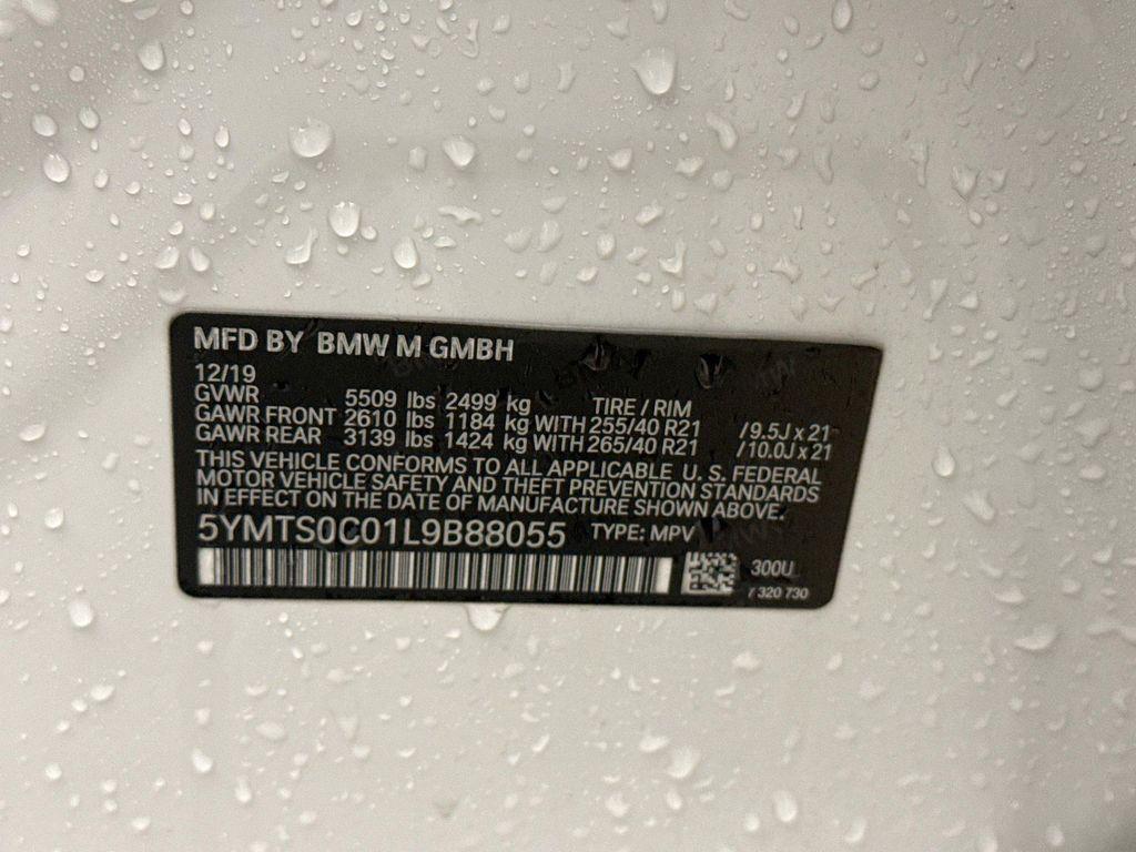 used 2020 BMW X3 M car, priced at $42,350