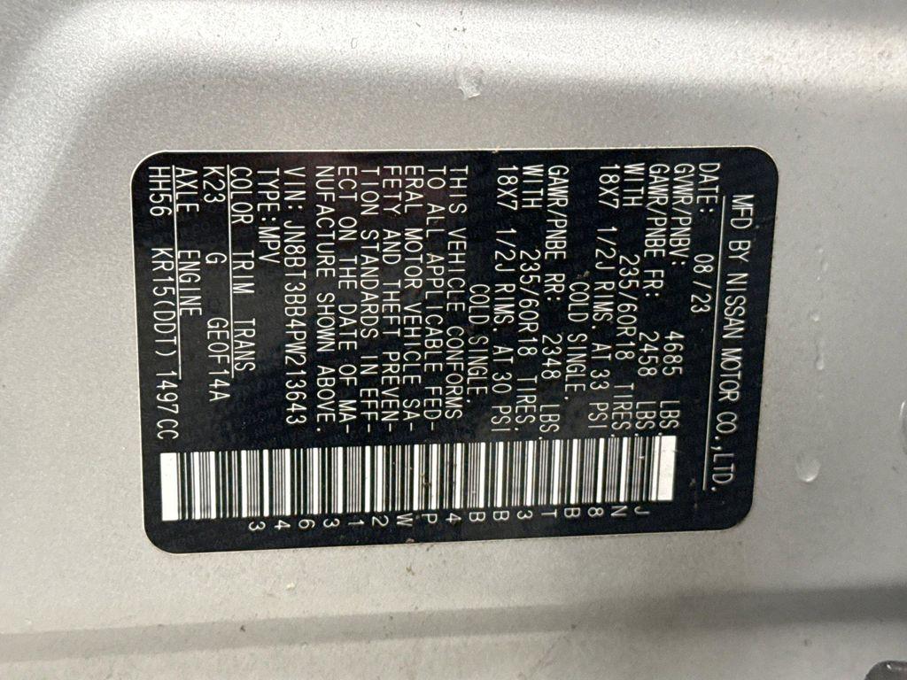 2023 Brilliant Silver Metallic Nissan Rogue