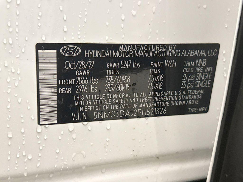 used 2023 Hyundai Santa Fe car, priced at $27,700