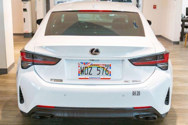 used 2021 Lexus RC 350 car, priced at $39,995