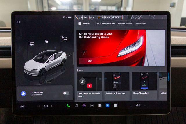 used 2025 Tesla Model 3 car, priced at $39,995