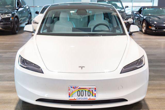used 2025 Tesla Model 3 car, priced at $39,995