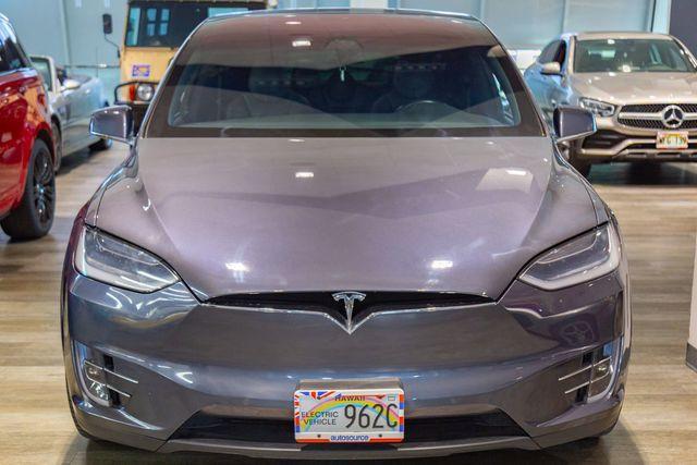 used 2018 Tesla Model X car, priced at $34,995