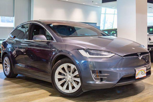 used 2018 Tesla Model X car, priced at $34,995