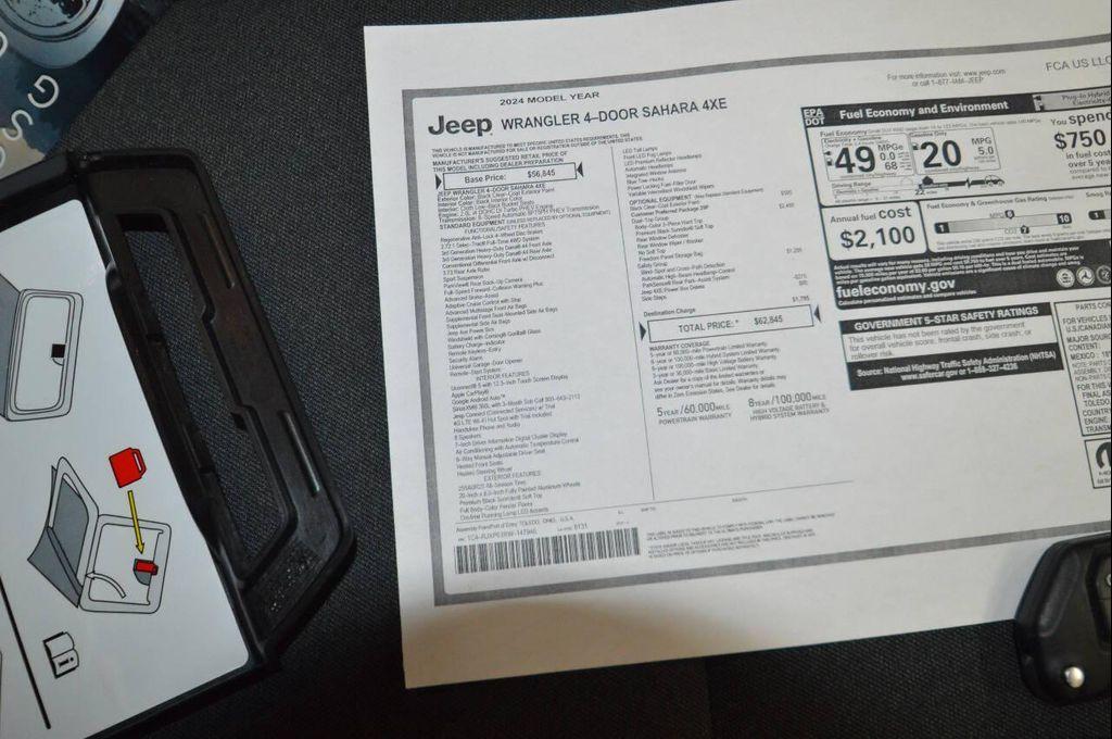 used 2024 Jeep Wrangler 4xe car, priced at $30,997