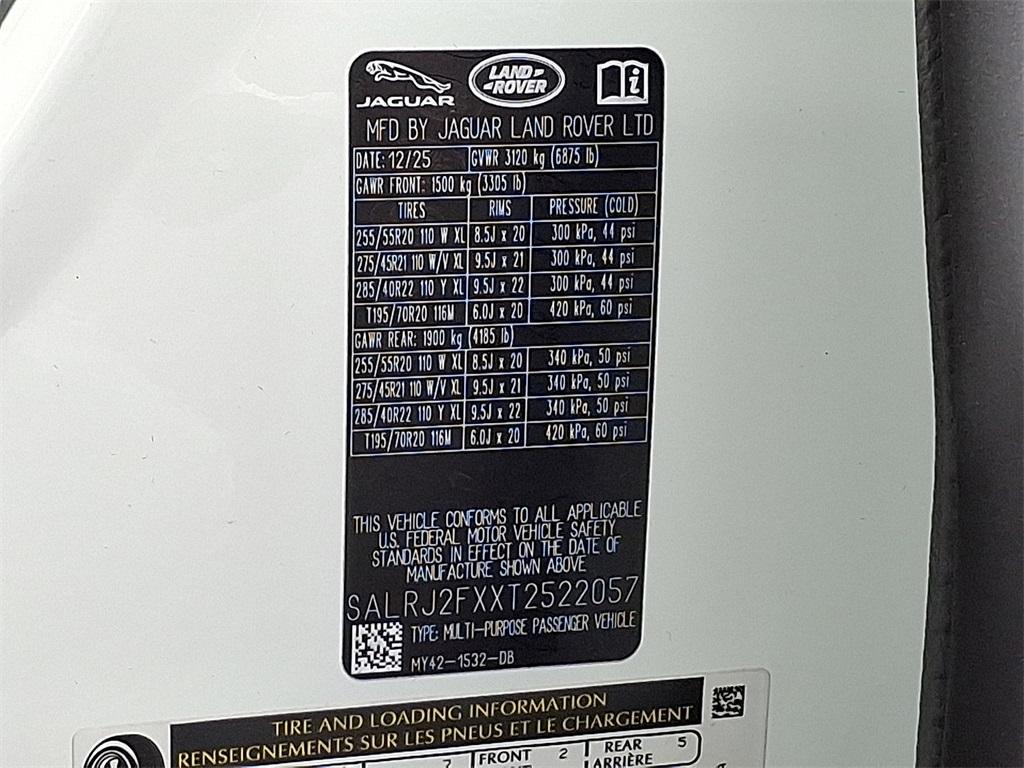 new 2026 Land Rover Discovery car, priced at $65,791