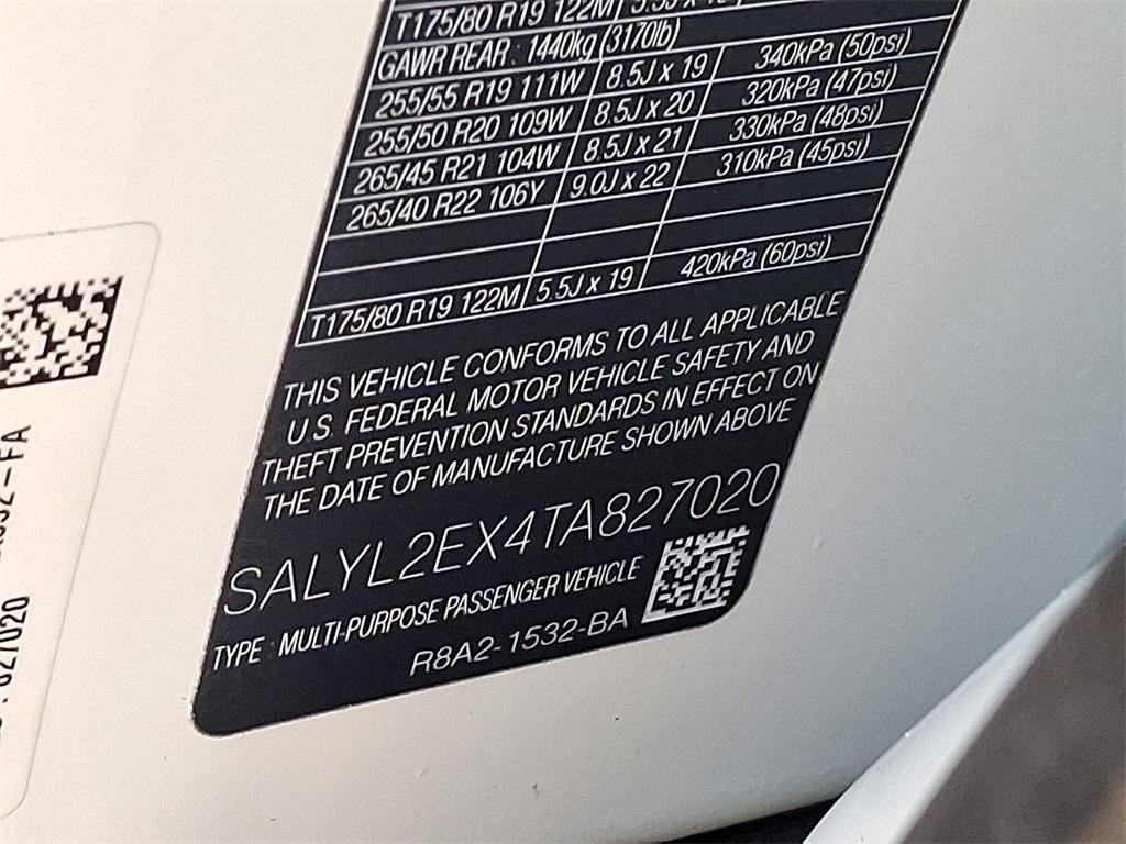 new 2026 Land Rover Range Rover Velar car, priced at $70,640