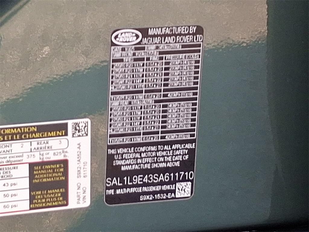 new 2025 Land Rover Range Rover Sport car, priced at $109,215