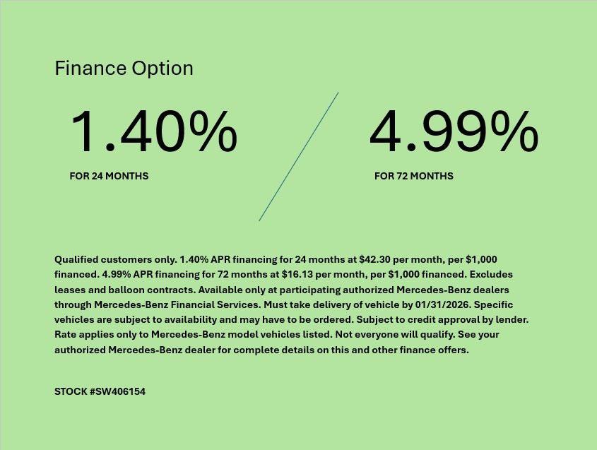 used 2025 Mercedes-Benz GLB 250 car, priced at $53,895