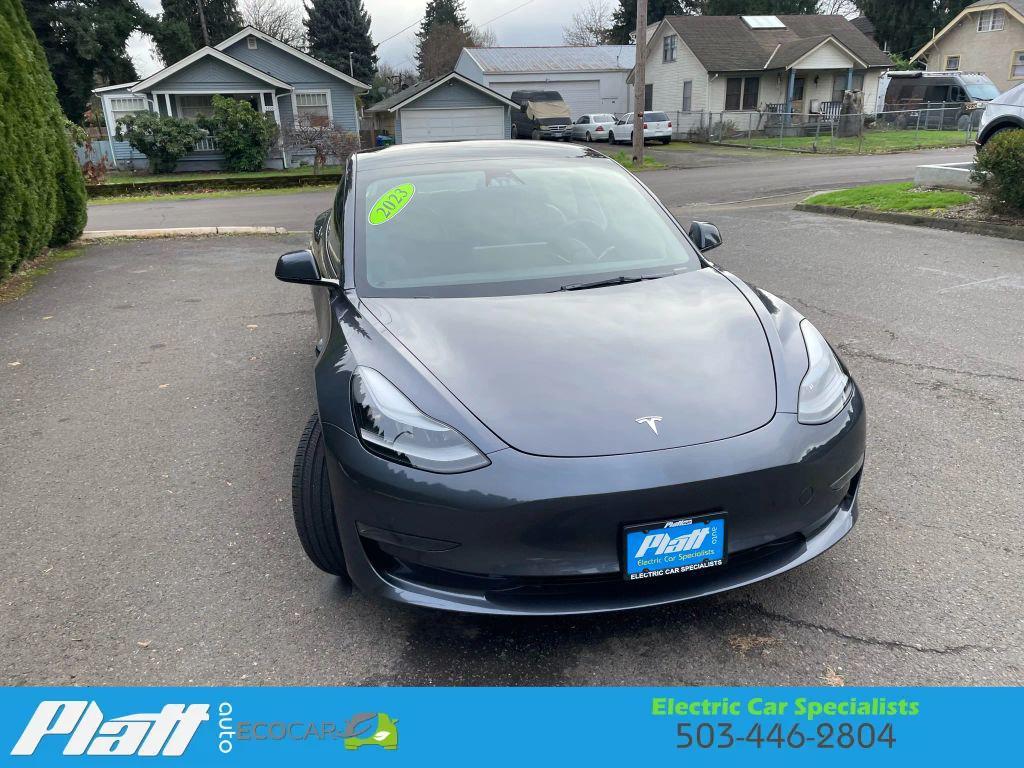 used 2023 Tesla Model 3 car, priced at $27,370