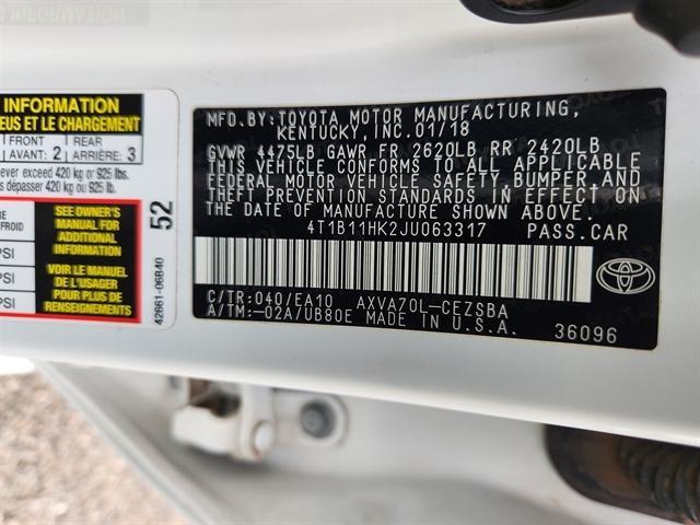 used 2018 Toyota Camry car, priced at $16,950