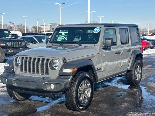 used 2022 Jeep Wrangler Unlimited car, priced at $25,986