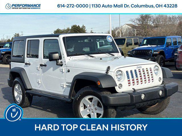 used 2015 Jeep Wrangler Unlimited car, priced at $14,996