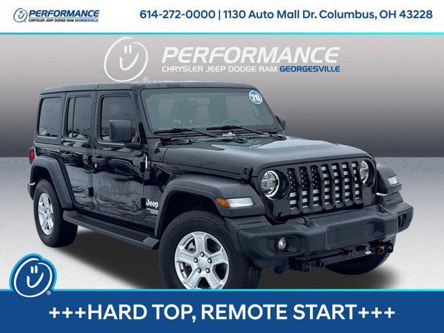 used 2020 Jeep Wrangler Unlimited car, priced at $22,988