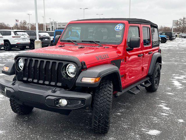 used 2023 Jeep Wrangler car, priced at $27,787