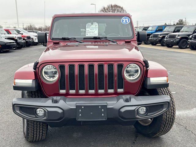 used 2021 Jeep Wrangler Unlimited car, priced at $25,588