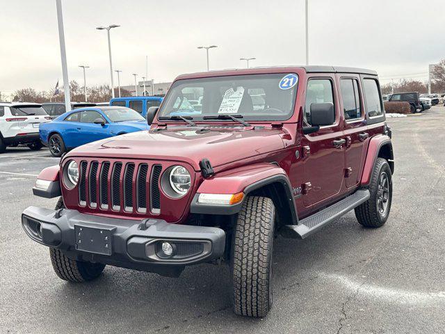 used 2021 Jeep Wrangler Unlimited car, priced at $25,588