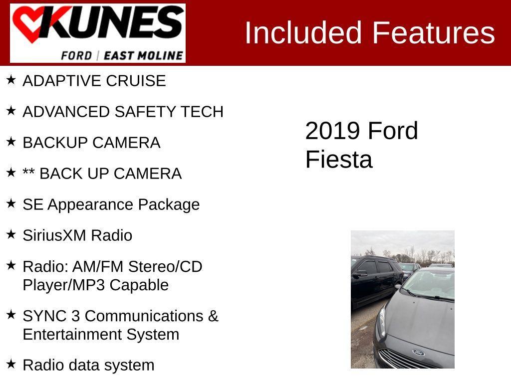 used 2019 Ford Fiesta car, priced at $8,991