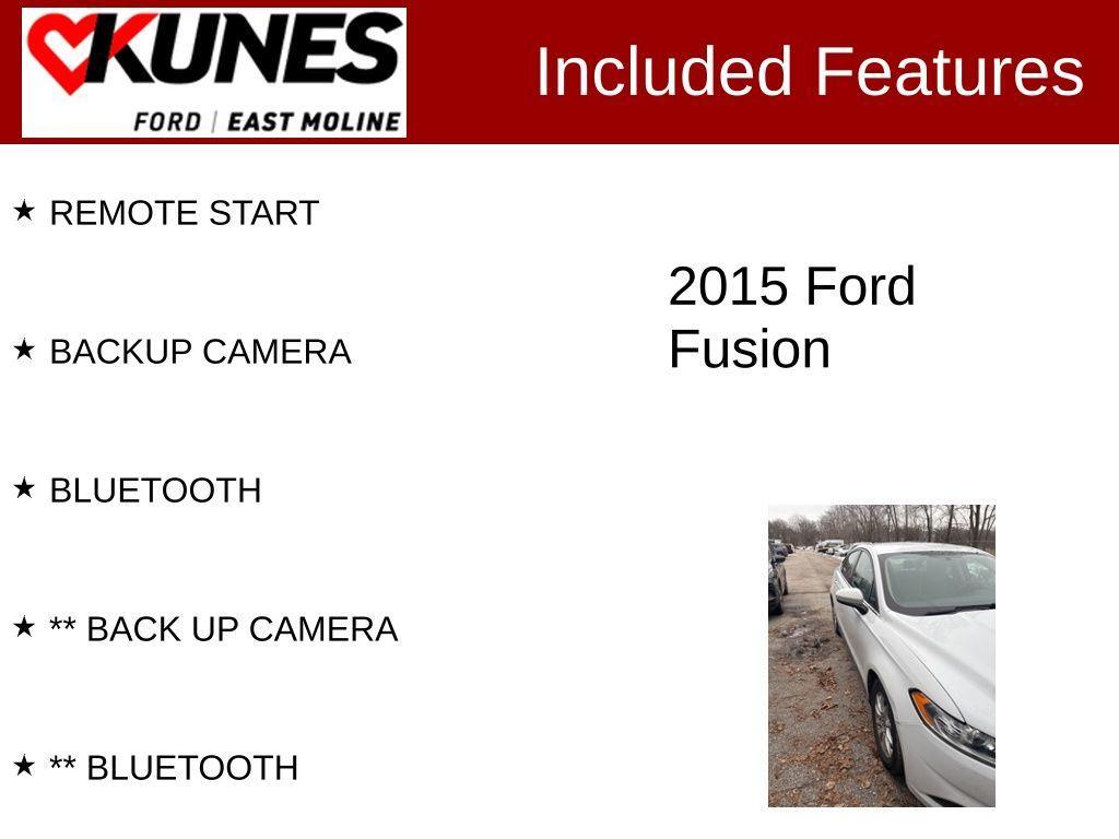 used 2015 Ford Fusion car, priced at $7,387