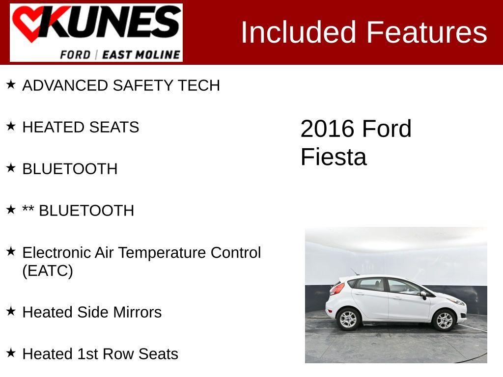 used 2016 Ford Fiesta car, priced at $3,990