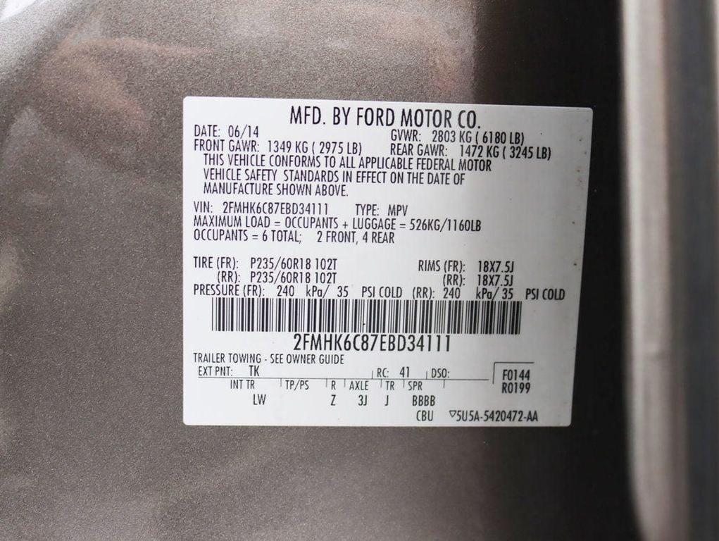 2014 Mineral Gray Metallic Ford Flex