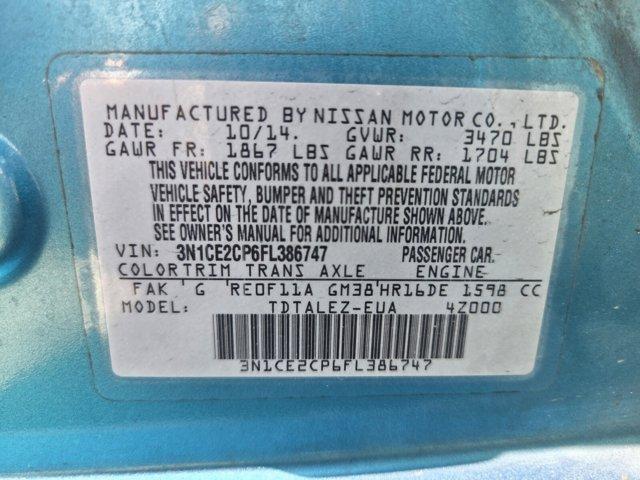 used 2015 Nissan Versa Note car, priced at $6,988