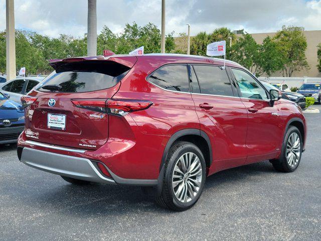 used 2021 Toyota Highlander Hybrid car, priced at $37,495
