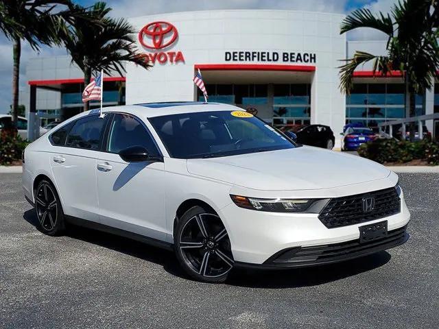 used 2023 Honda Accord Hybrid car, priced at $18,695