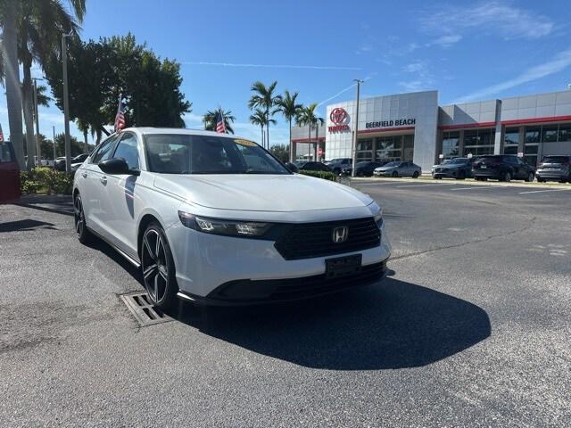 used 2023 Honda Accord Hybrid car, priced at $20,850