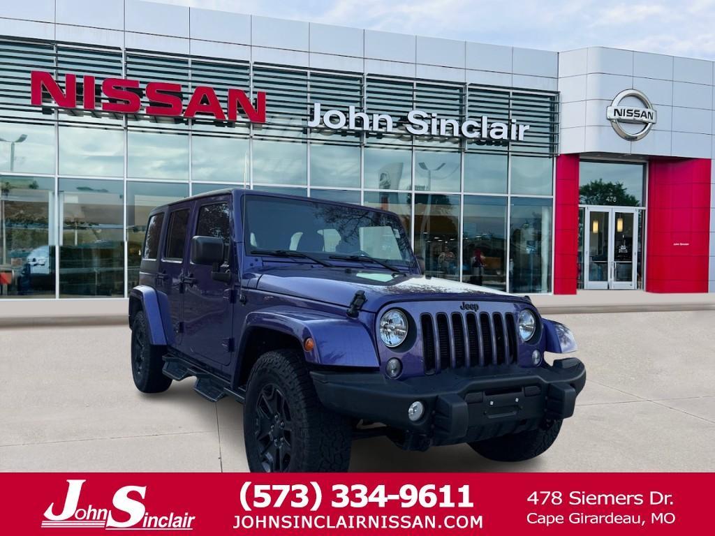 used 2016 Jeep Wrangler Unlimited car, priced at $19,559
