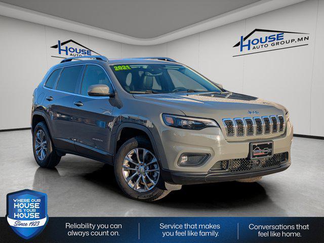 used 2021 Jeep Cherokee car, priced at $19,999