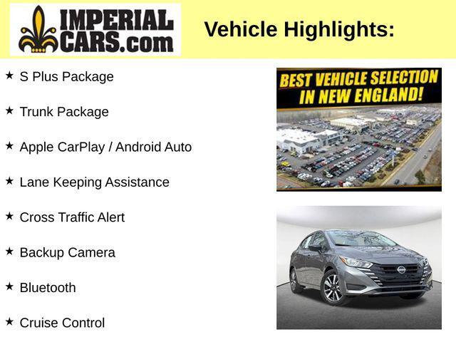 used 2024 Nissan Versa car, priced at $17,747