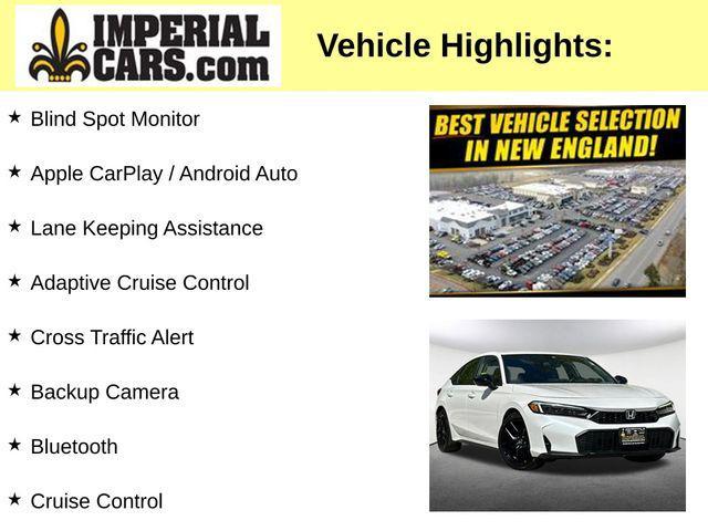 used 2025 Honda Civic car, priced at $27,467