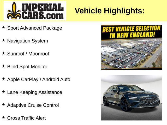 used 2023 Genesis G70 car, priced at $38,967