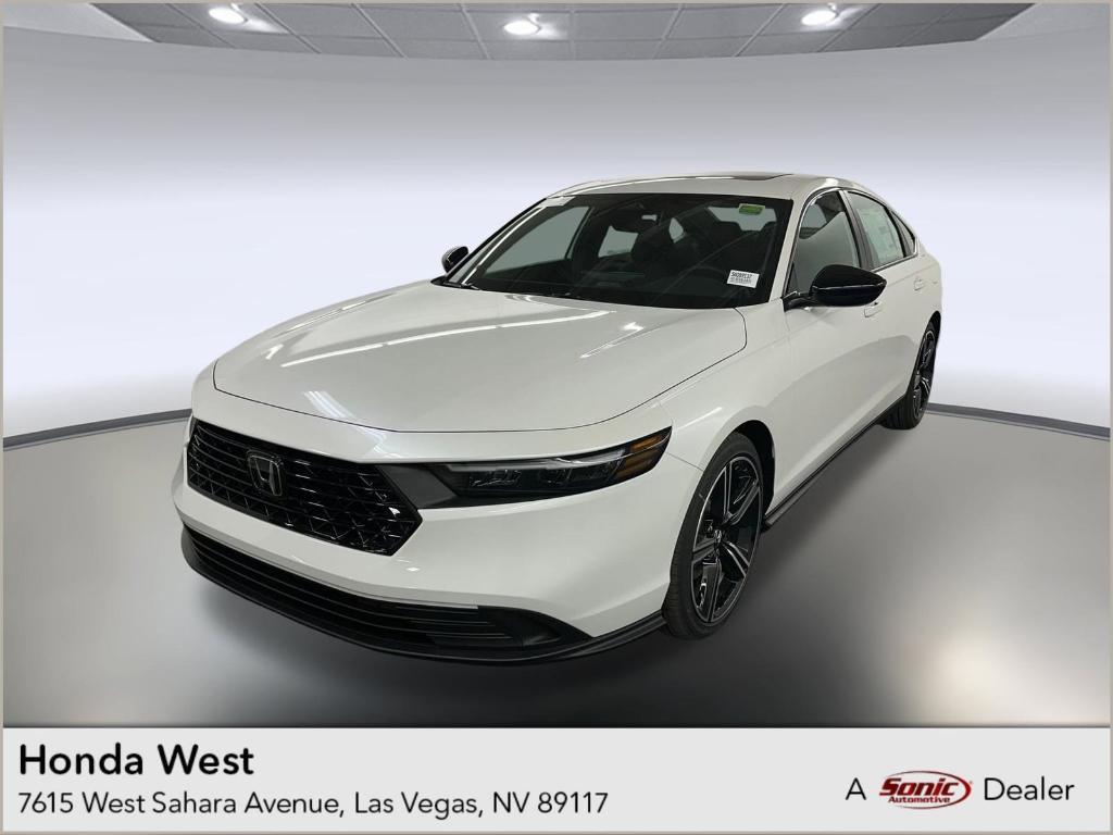 new 2025 Honda Accord Hybrid car, priced at $34,021