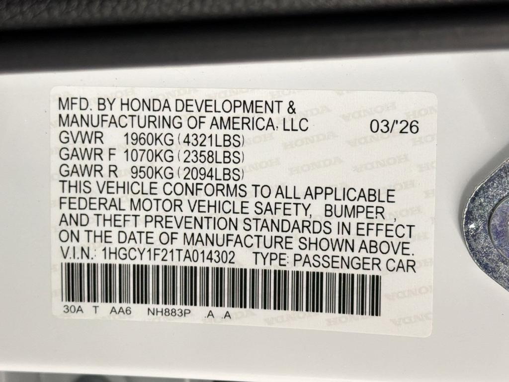 new 2026 Honda Accord car, priced at $29,700