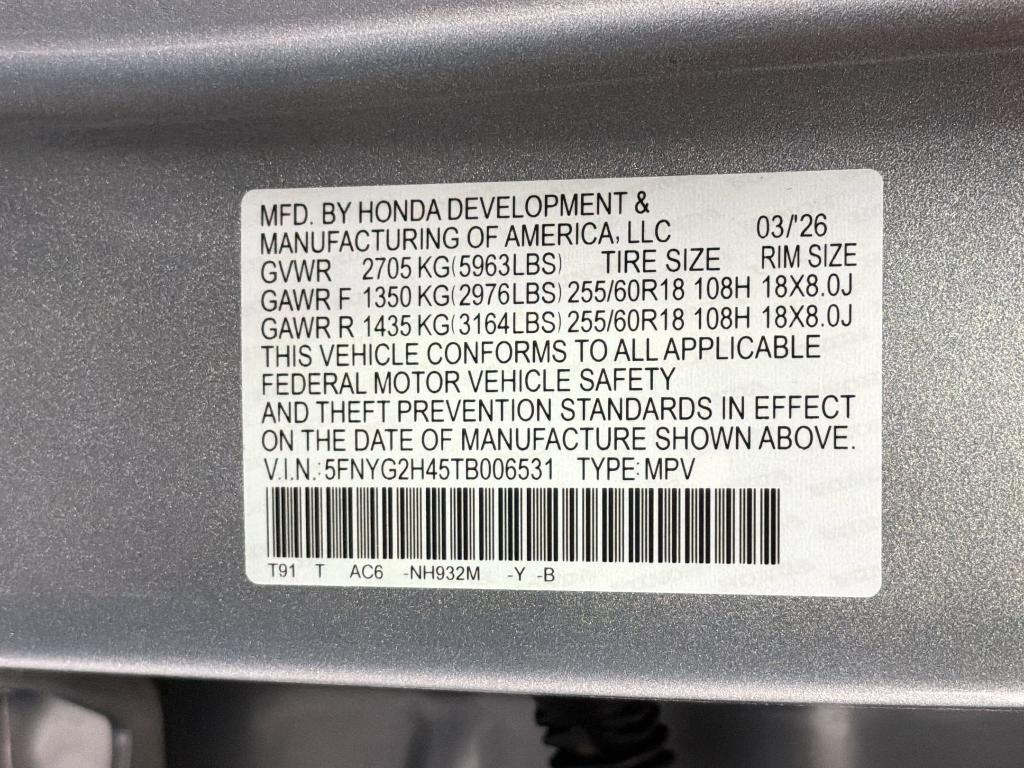 new 2026 Honda Pilot car, priced at $46,044
